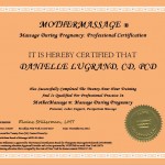 MotherMassage Certificate
